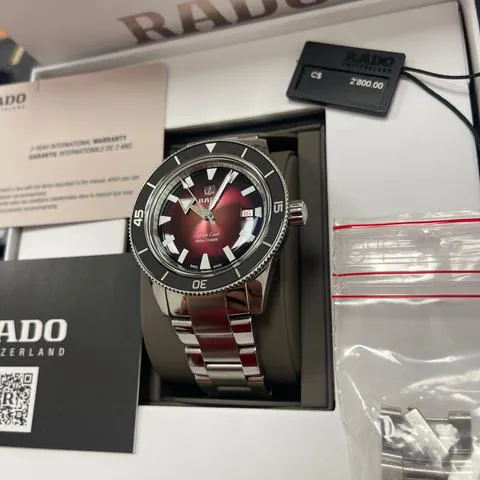 Rado HyperChrome Captain Cook R32105353 42mm Stainless steel White Mother of Pearl