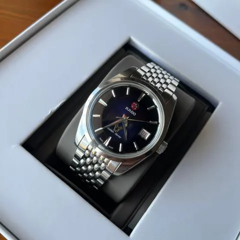 Rado HyperChrome Diamonds R33930203 37mm Stainless steel Blue