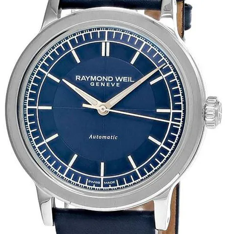 Raymond Weil 2925-STC-50001 39.5mm Stainless steel Blue