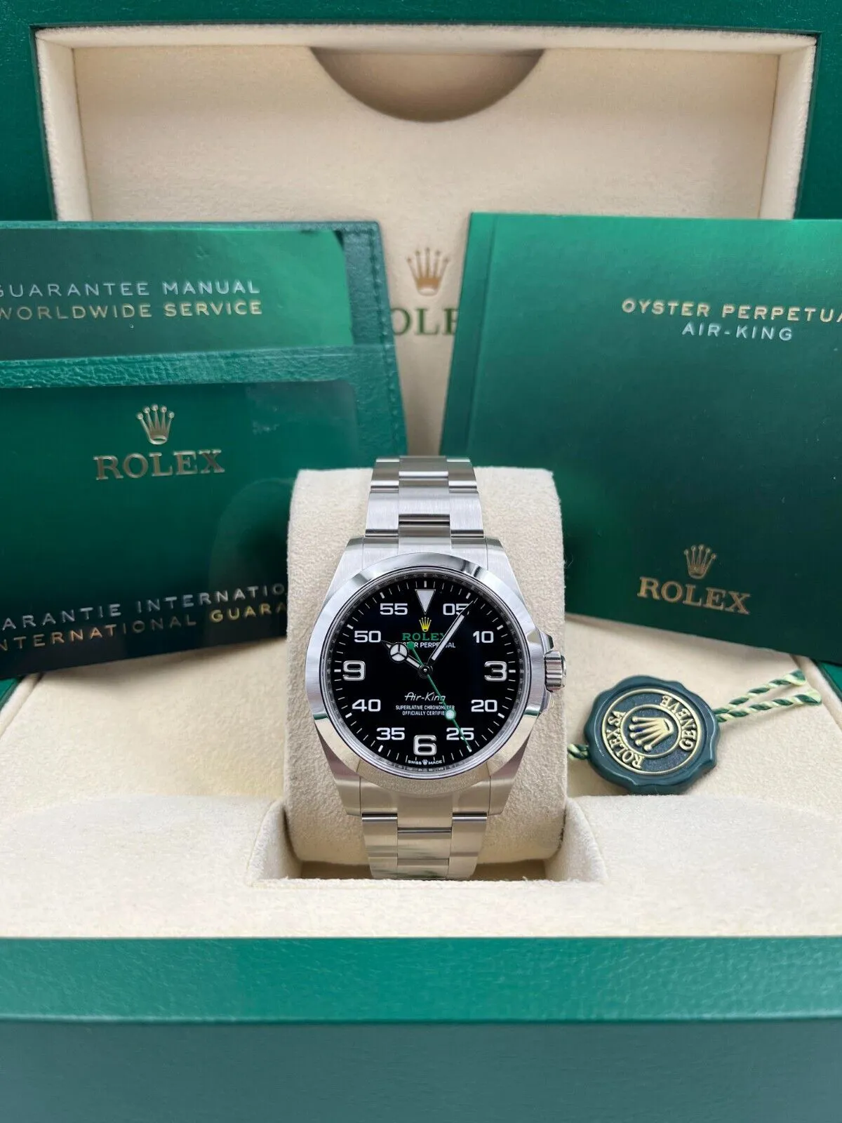 Rolex Air King 126900 40mm Stainless steel Black 1