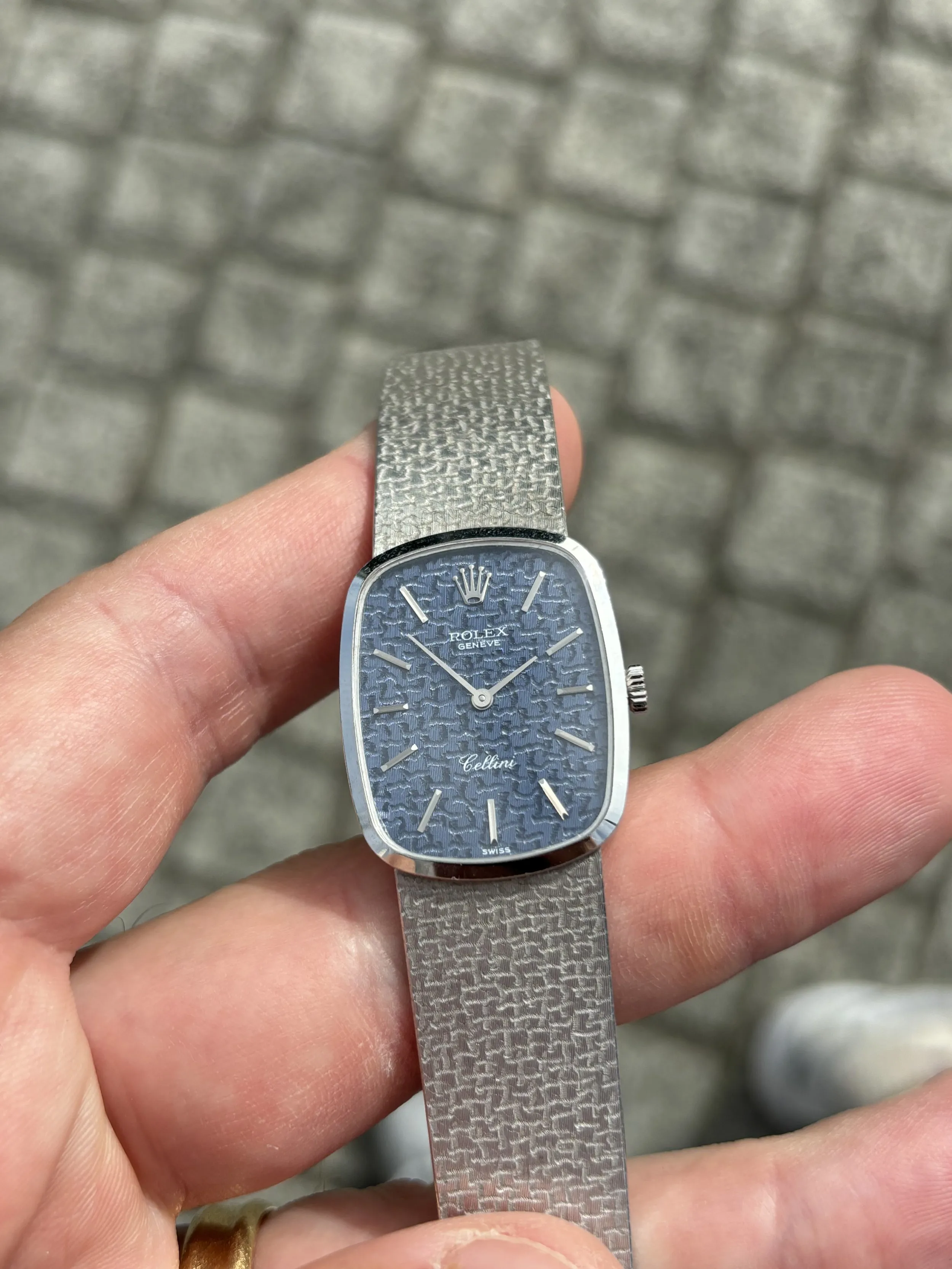 Rolex Cellini 4308 23mm Blue 4