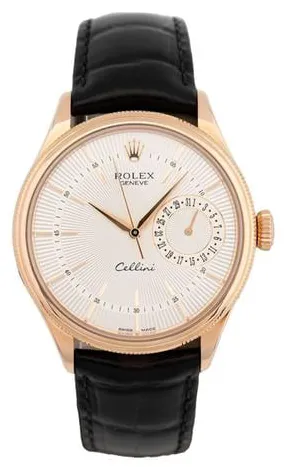 Rolex Cellini 50515 39mm Rose gold Black