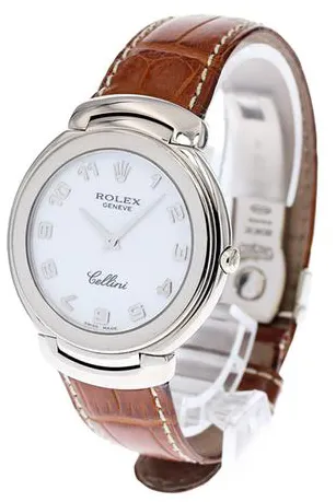 Rolex Cellini 6623 37mm Yellow gold White 3