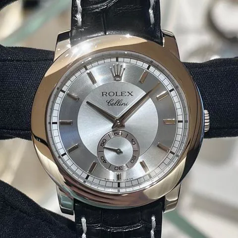 Rolex Cellini Cellinium 5241 38mm Platinum Blue