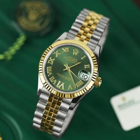 Rolex Datejust 31 278273 31mm Yellow gold and Stainless steel Green 1