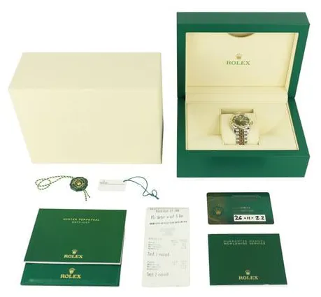 Rolex Datejust 31 278273 31mm Yellow gold and Stainless steel Green 2