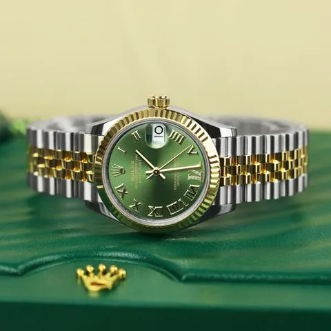 Rolex Datejust 31 278273 31mm Yellow gold and Stainless steel Green 3