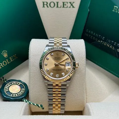 Rolex Datejust 31 278273 31mm Yellow gold and Stainless steel Champagne