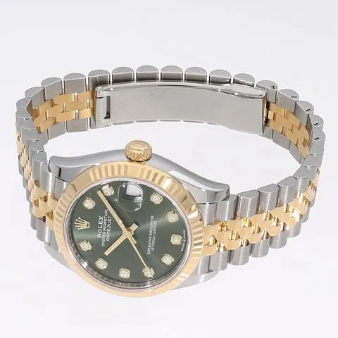 Rolex Datejust 31 278273G 31mm Yellow gold and Stainless steel Green 3