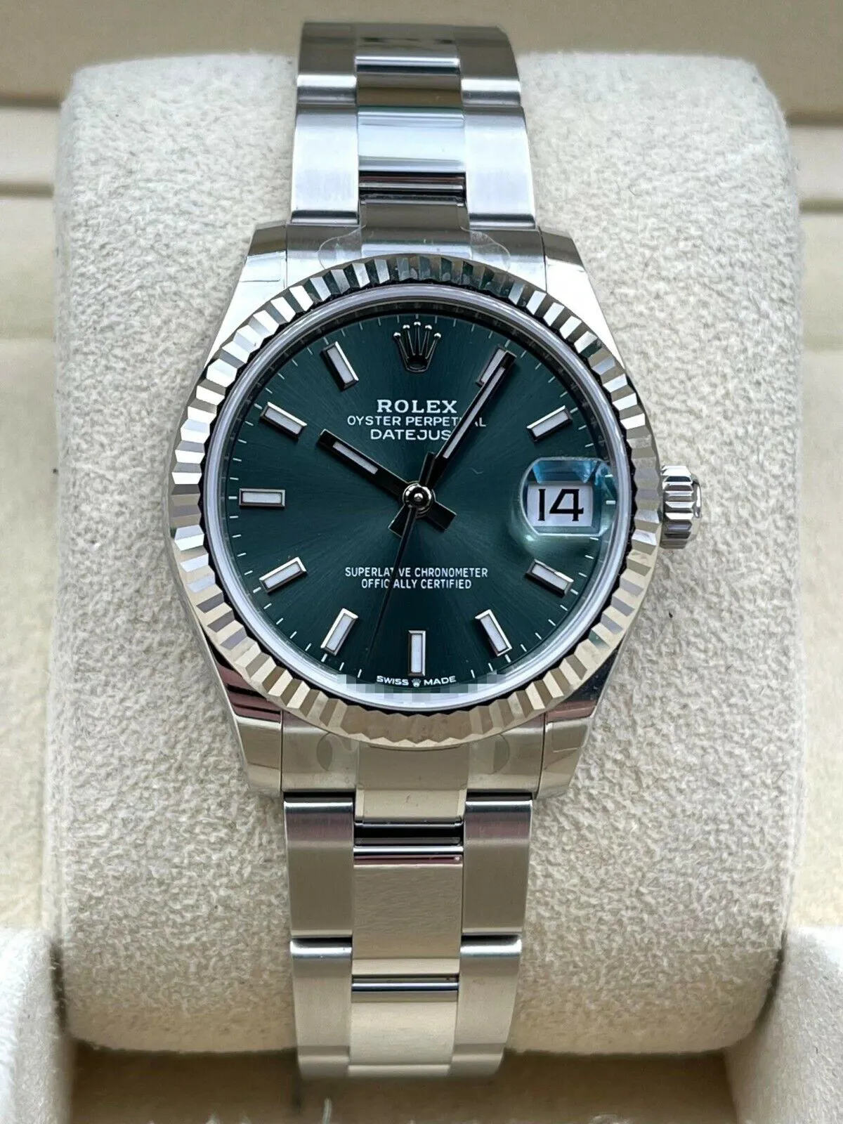 Rolex Datejust 31 278274 31mm Stainless steel Green