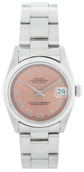 Rolex Datejust 31 68240 31mm Stainless steel Salmon