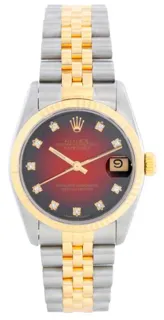 Rolex Datejust 31 68273 Yellow gold and Stainless steel Red