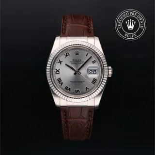 Rolex Datejust 116139 White gold Gray