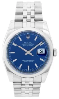 Rolex Datejust 36 116200 Stainless steel Blue