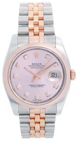 Rolex Datejust 36 116201 36mm Rose gold and Stainless steel Rose