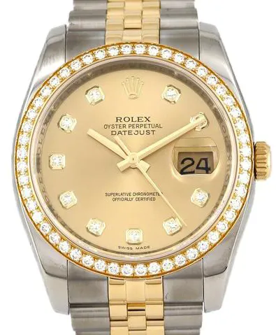 Rolex Datejust 36 116243G 36mm Yellow gold Gold