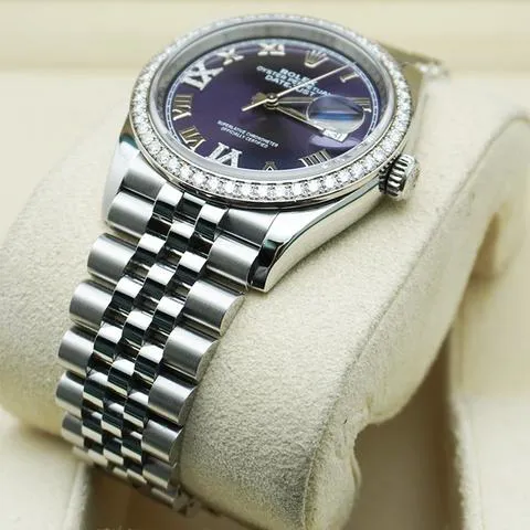 Rolex Datejust 36 126284RBR 36mm Stainless steel Purple 5