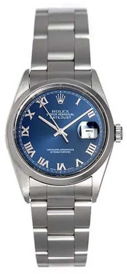 Rolex Datejust 36 16200 36mm Stainless steel Blue