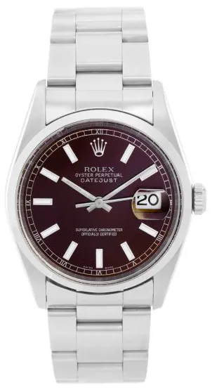 Rolex Datejust 36 16200 36mm Stainless steel