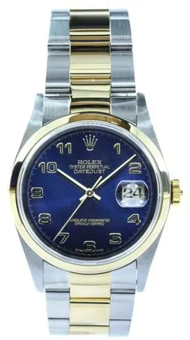 Rolex Datejust 36 16203 36mm Stainless steel Blue