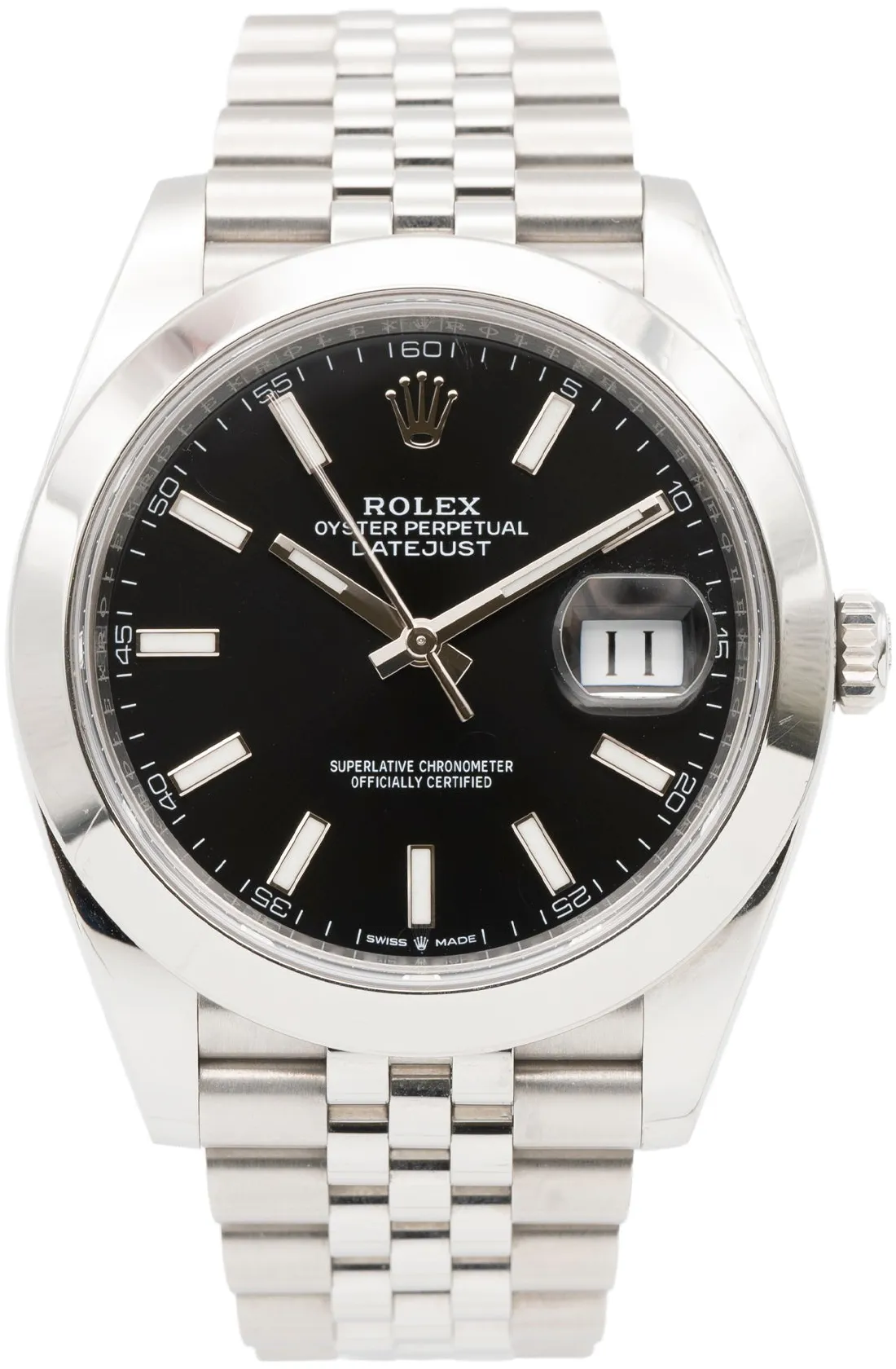 Rolex Datejust 41 126300 41mm Stainless steel Black