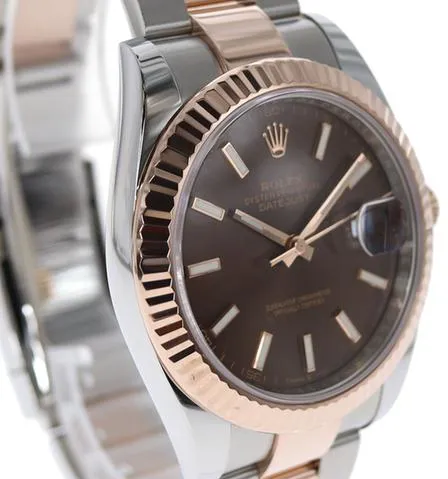 Rolex Datejust 41 126331 41mm Yellow gold and Stainless steel Brown 5