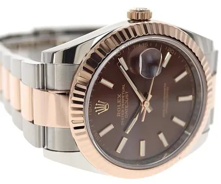 Rolex Datejust 41 126331 41mm Yellow gold and Stainless steel Brown 6