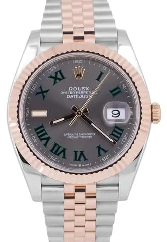 Rolex Datejust 41 126331 41mm Rose gold Gray