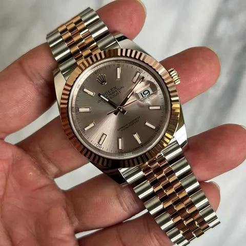 Rolex Datejust 41 126331 41mm Yellow gold and Stainless steel Rose