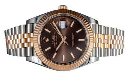 Rolex Datejust 41 126331 41mm Yellow gold and Stainless steel Brown 2