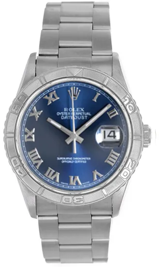 Rolex Datejust Turn-O-Graph 16264 36mm White gold and Stainless steel Blue