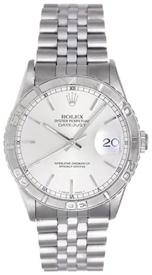 Rolex Datejust Turn-O-Graph 16264 36mm White gold and Stainless steel Silver