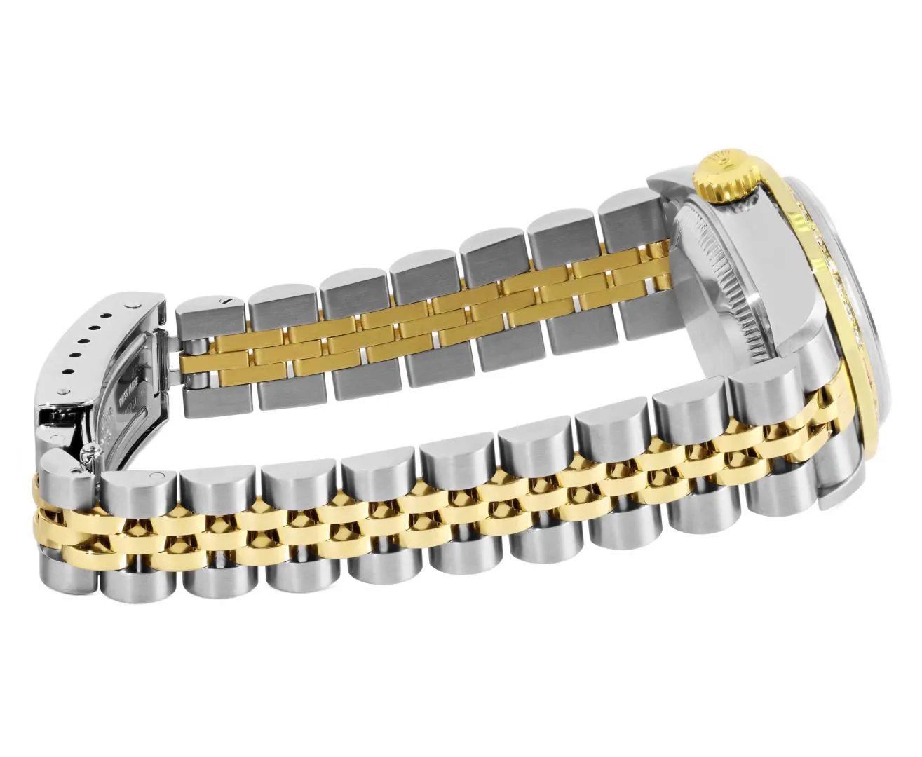 Rolex Datejust 26mm Yellow gold and Stainless steel and 18k yellow gold Black 7