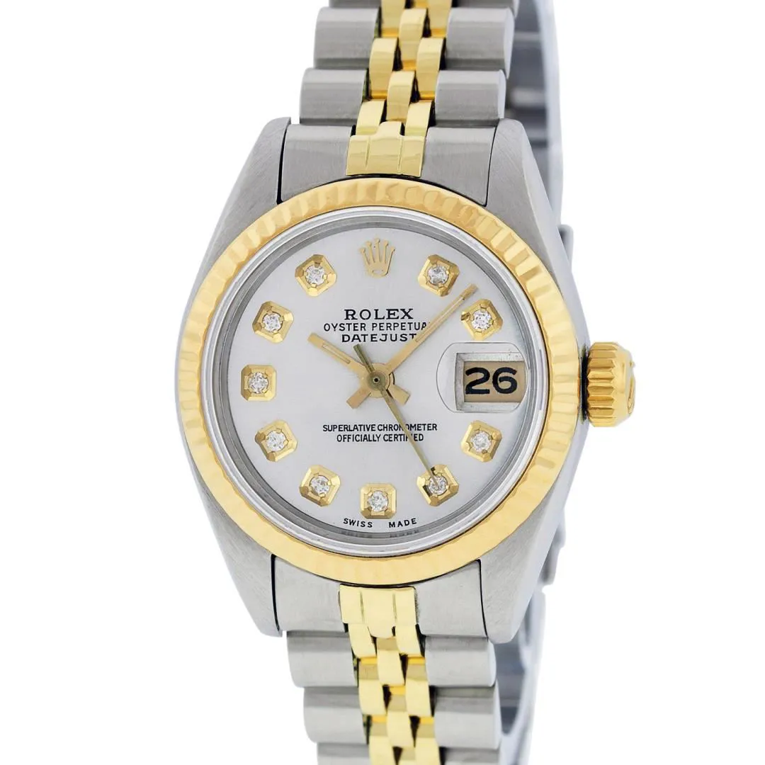 Rolex Datejust 26mm Yellow gold and Stainless steel and 18k yellow gold Silver 1