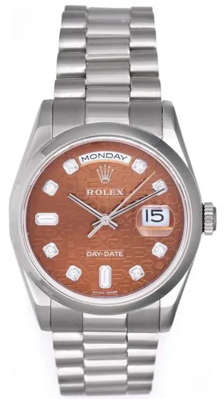 Rolex Day-Date 36 118209 36mm White gold