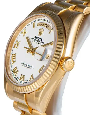 Rolex Day-Date 36 118238 36mm Yellow gold White 5