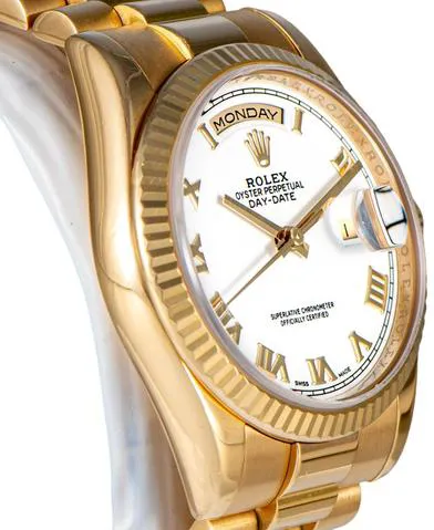 Rolex Day-Date 36 118238 36mm Yellow gold White 6