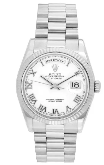 Rolex Day-Date 36 118239 36mm White gold White