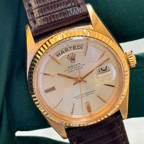 Rolex Day-Date 36 1803 36mm Rose gold Silver