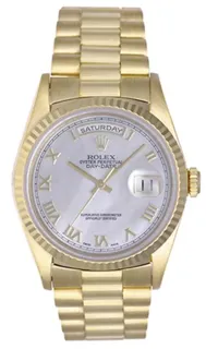 Rolex Day-Date 36 18238 Yellow gold White