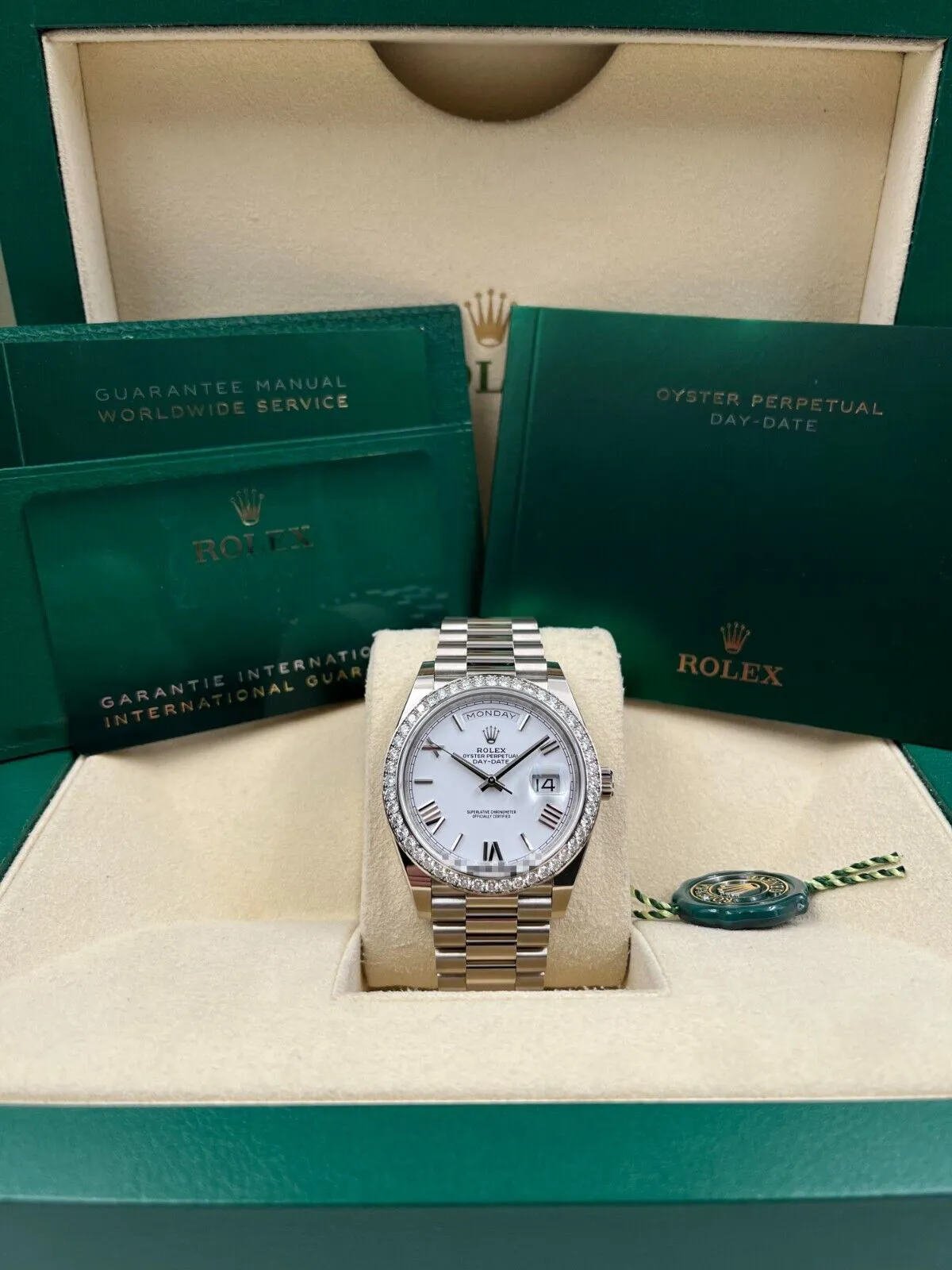 Rolex Day-Date 40 228349RBR 40mm White gold White 1