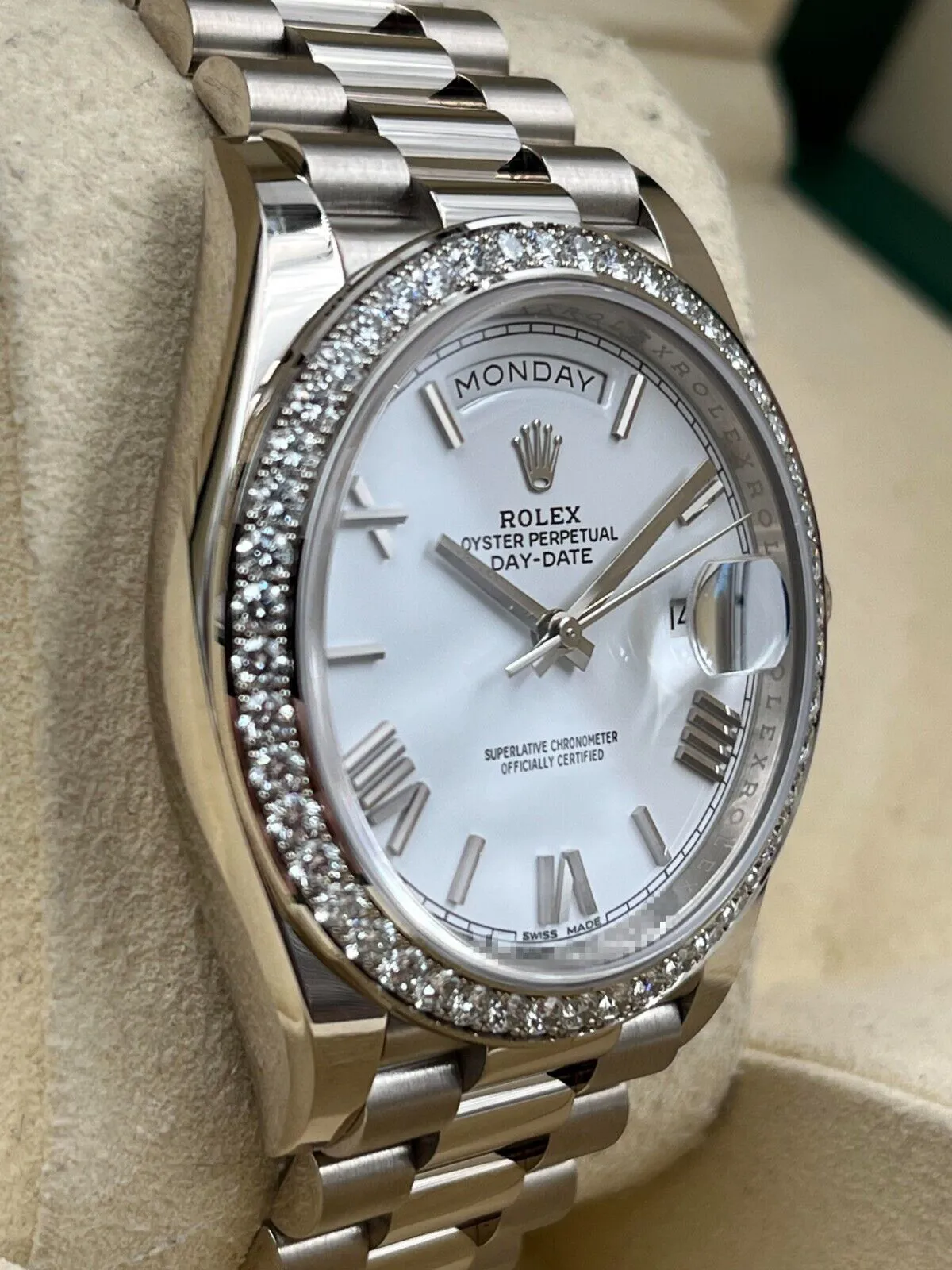 Rolex Day-Date 40 228349RBR 40mm White gold White 4