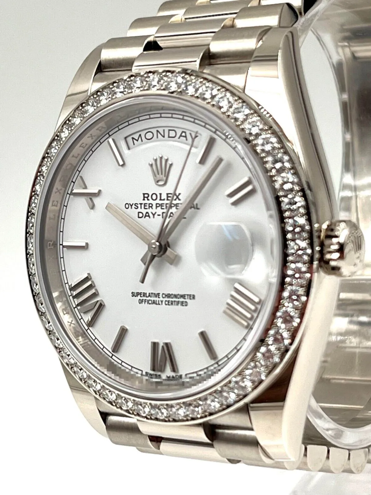 Rolex Day-Date 40 228349RBR 40mm White gold White 8