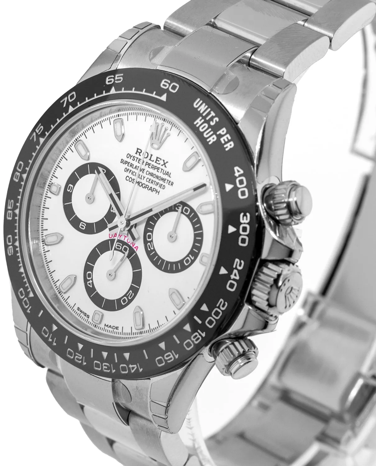 Rolex Daytona 116500 40mm Stainless steel White