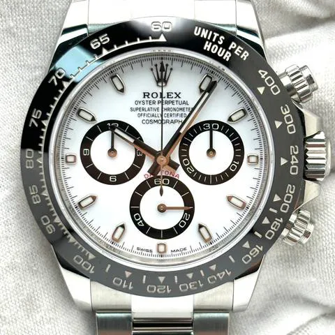 Rolex Daytona 116500LN 40mm Stainless steel White