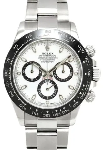 Rolex Daytona 116500LN 40mm Stainless steel White