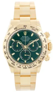 Rolex Daytona 116508 Yellow gold Green