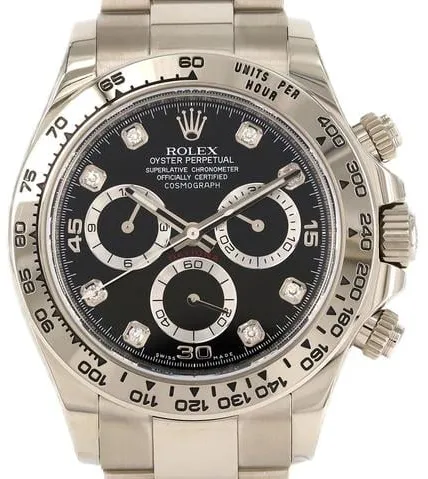 Rolex Daytona 116509G 40mm White gold Black