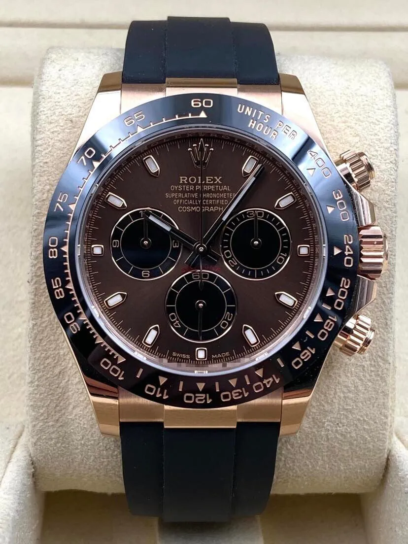 Rolex Daytona 116515ln 40mm Rose gold Brown