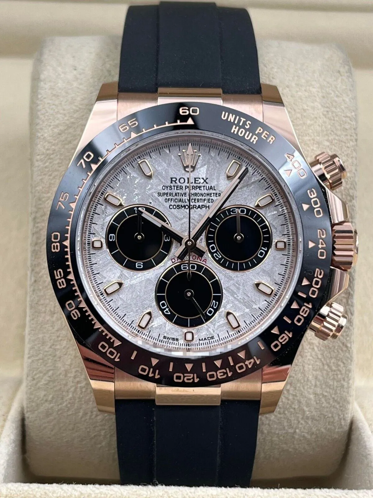 Rolex Daytona 116515ln 40mm Rose gold Silver